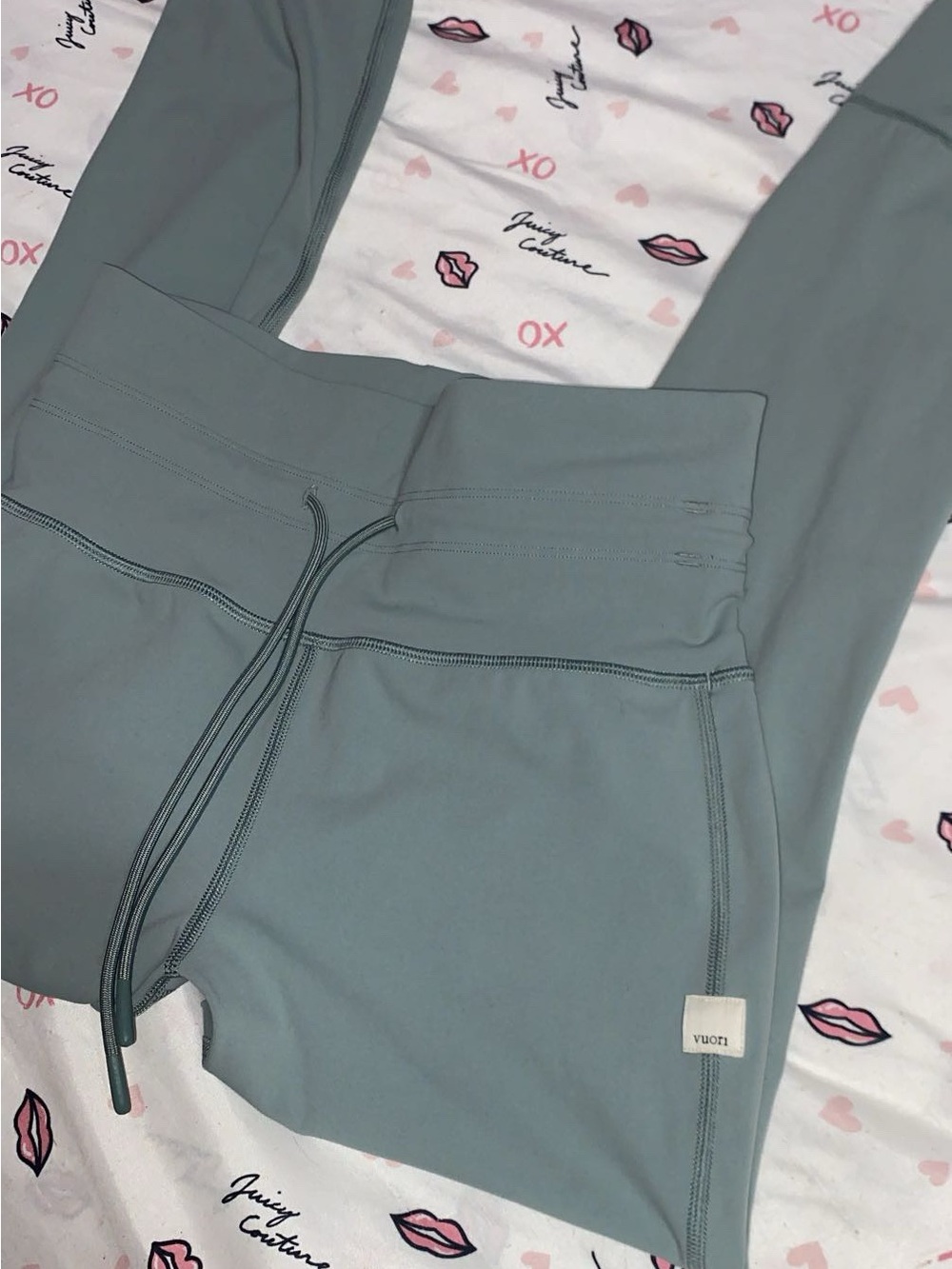 Vuori High-Rise Leggings - Slate Green